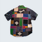 IPOP Boutique multicolour patchwork print short-sleeve shirt — Size OS