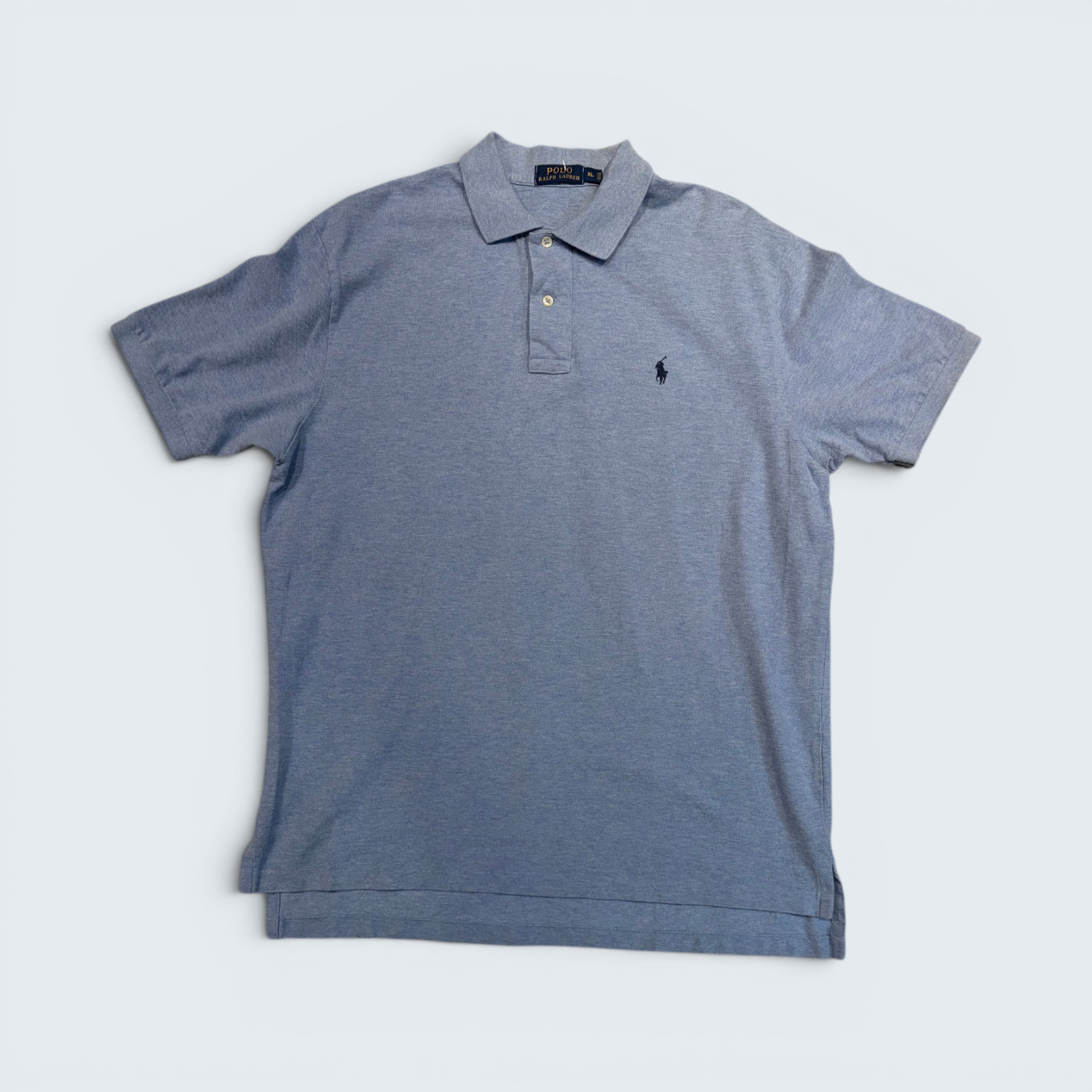 Polo Ralph Lauren heather blue short-sleeve polo — Size XL