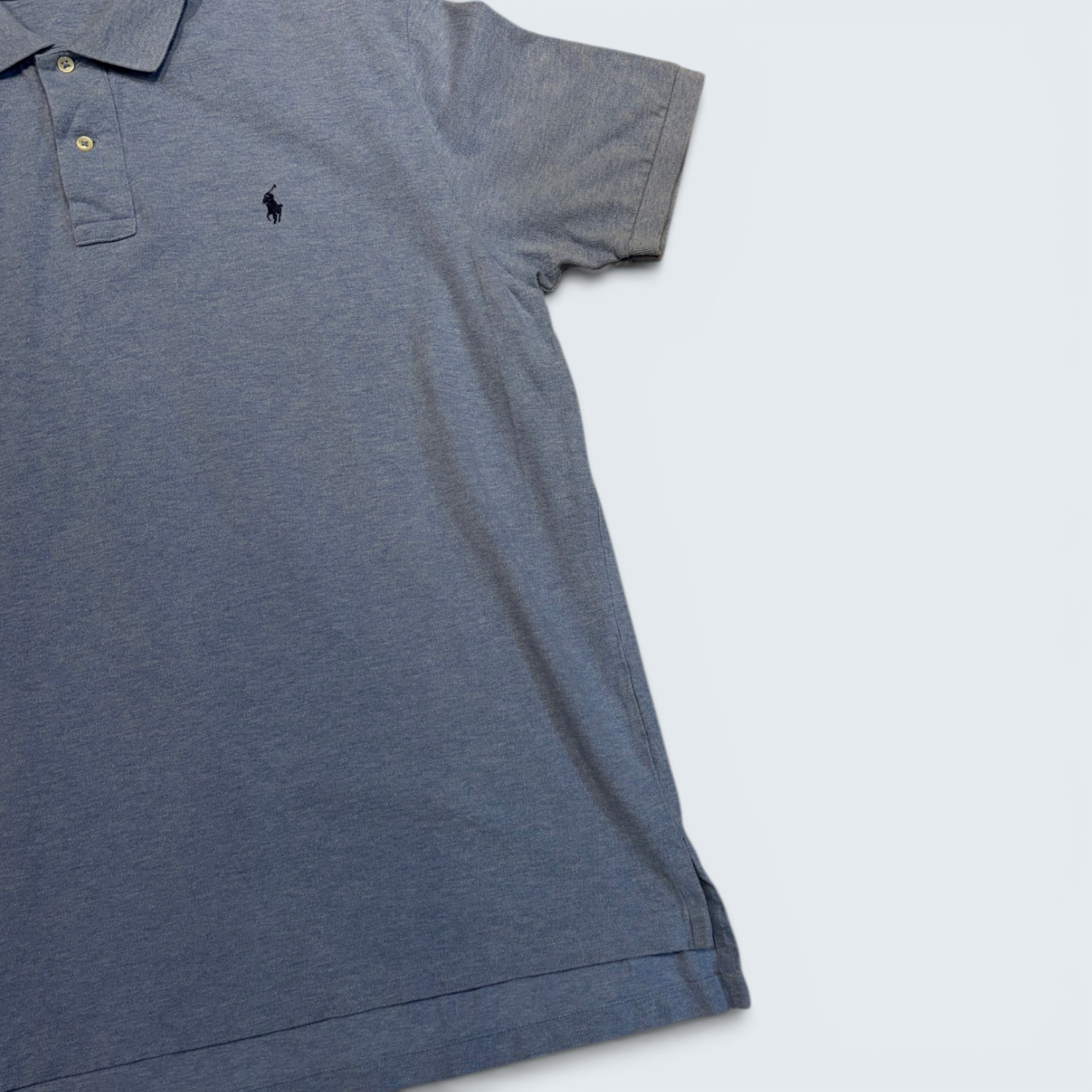 Polo Ralph Lauren heather blue short-sleeve polo — Size XL