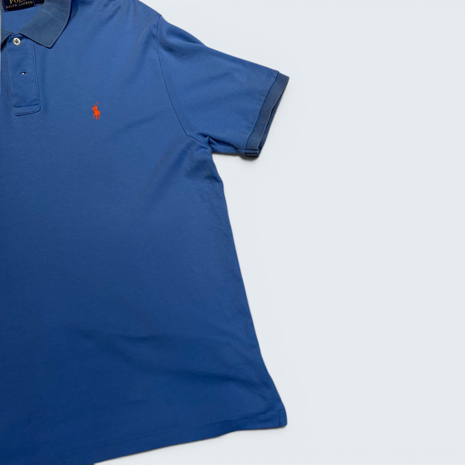 Polo Ralph Lauren blue short-sleeve polo — Size L