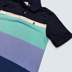 Polo Ralph Lauren navy colourblock short-sleeve polo — Size L (14/16)