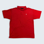 Polo Ralph Lauren red short-sleeve polo — Size M