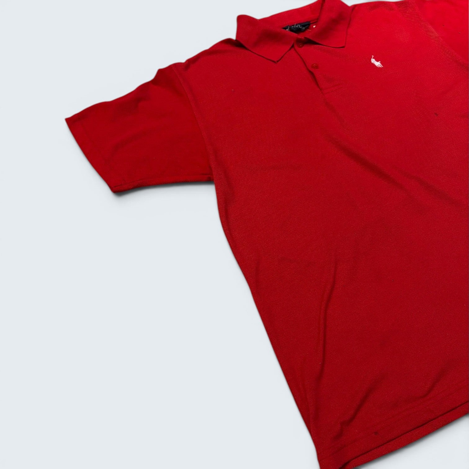 Polo Ralph Lauren red short-sleeve polo — Size M