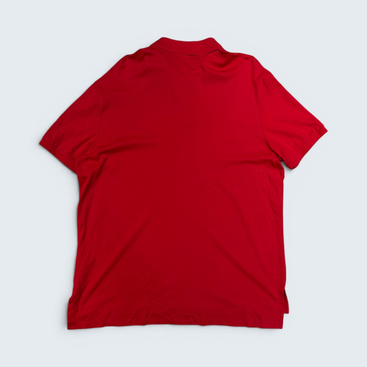 Polo by Ralph Lauren red fine knit short-sleeve polo — Size XL