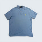 Polo by Ralph Lauren slate blue custom fit short-sleeve polo — Size L