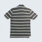 Polo by Ralph Lauren grey striped short-sleeve polo — Size S