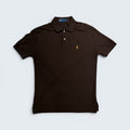 Polo by Ralph Lauren dark brown short-sleeve polo — Size S