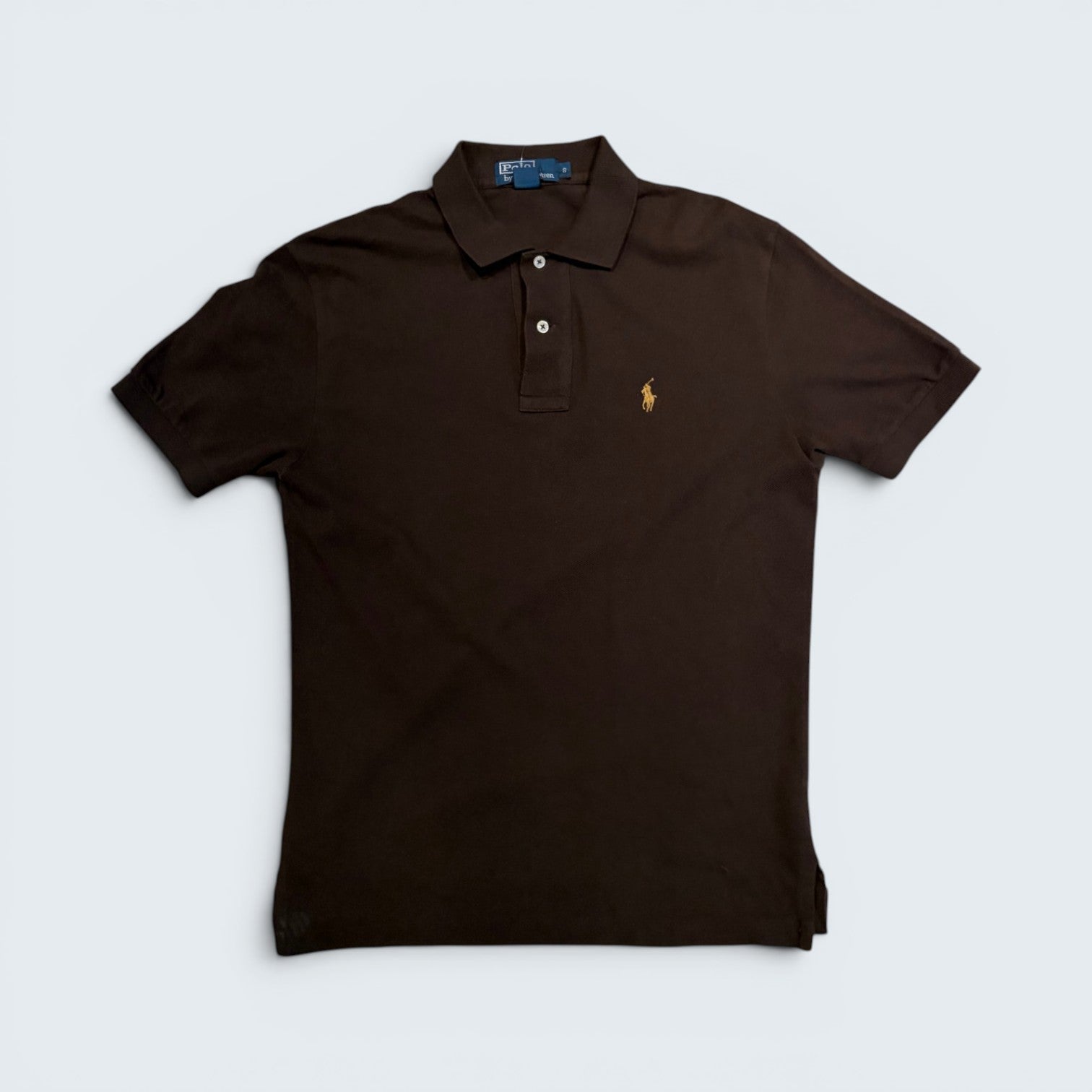 Polo by Ralph Lauren dark brown short-sleeve polo — Size S