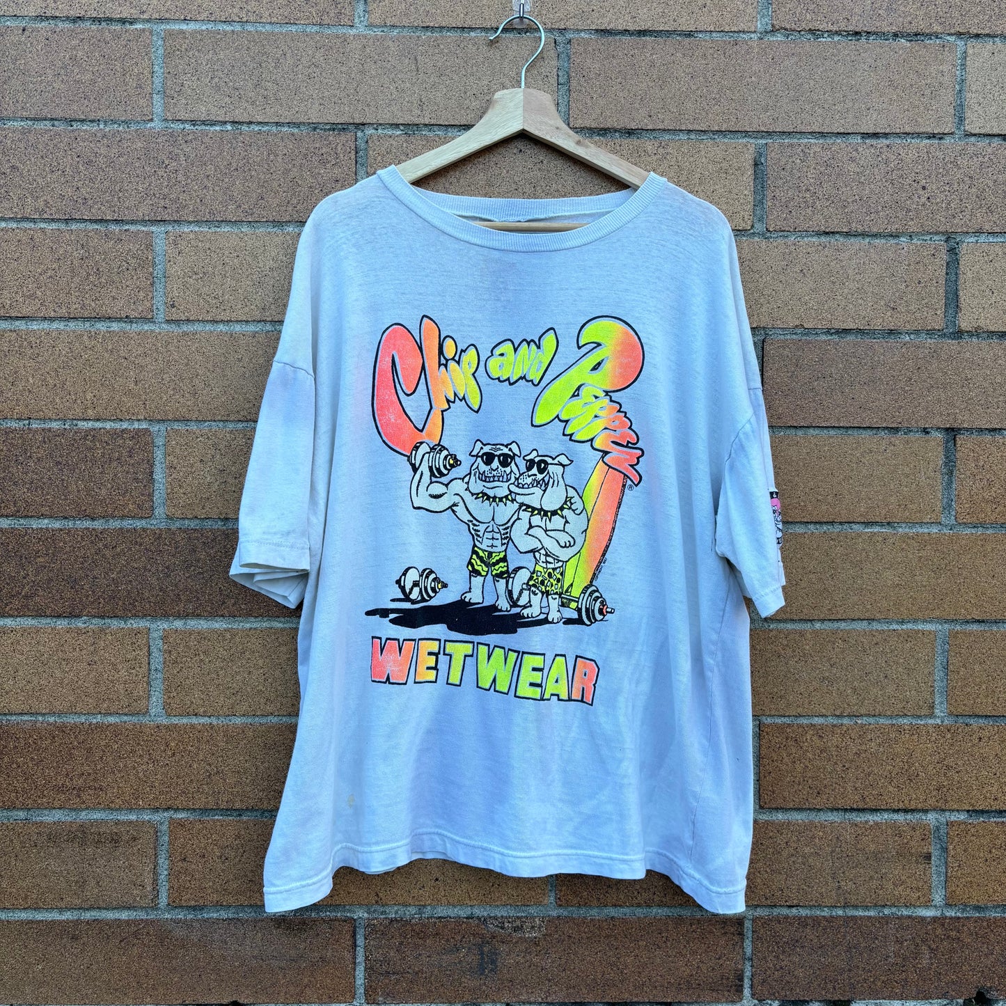 Chip and Pepper "WETWEAR" 1987 Tee