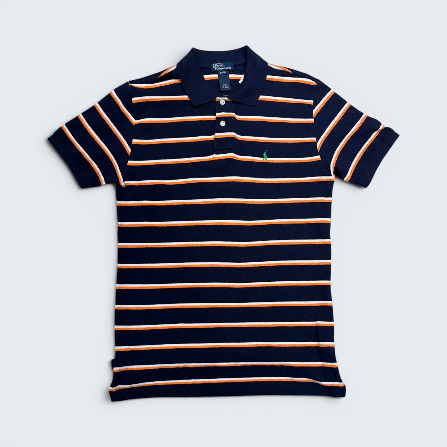 Polo by Ralph Lauren navy striped short-sleeve polo — Size XL (20)