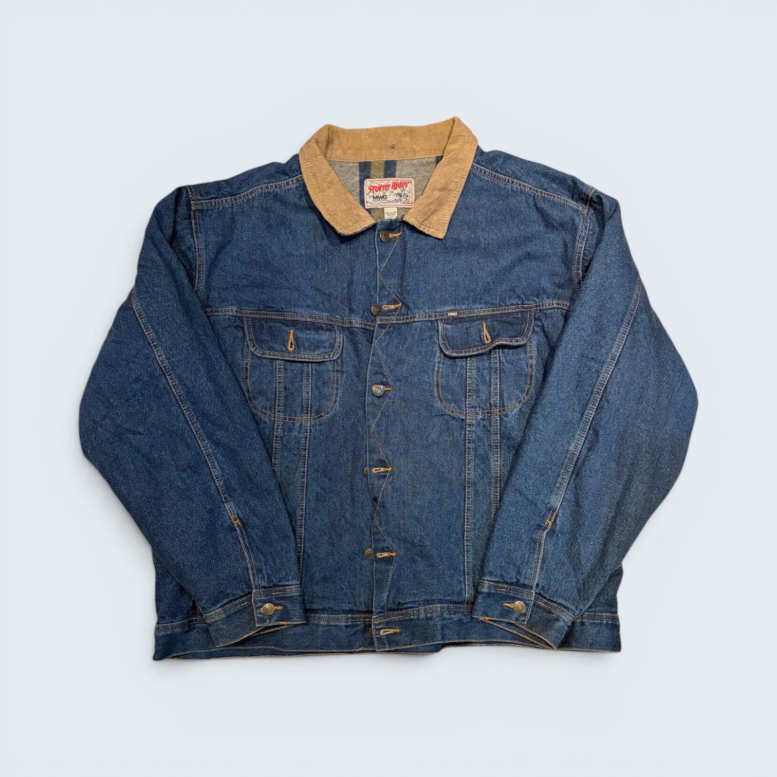 Storm Rider MWG Blanket-Lined Denim Jacket — 3XL