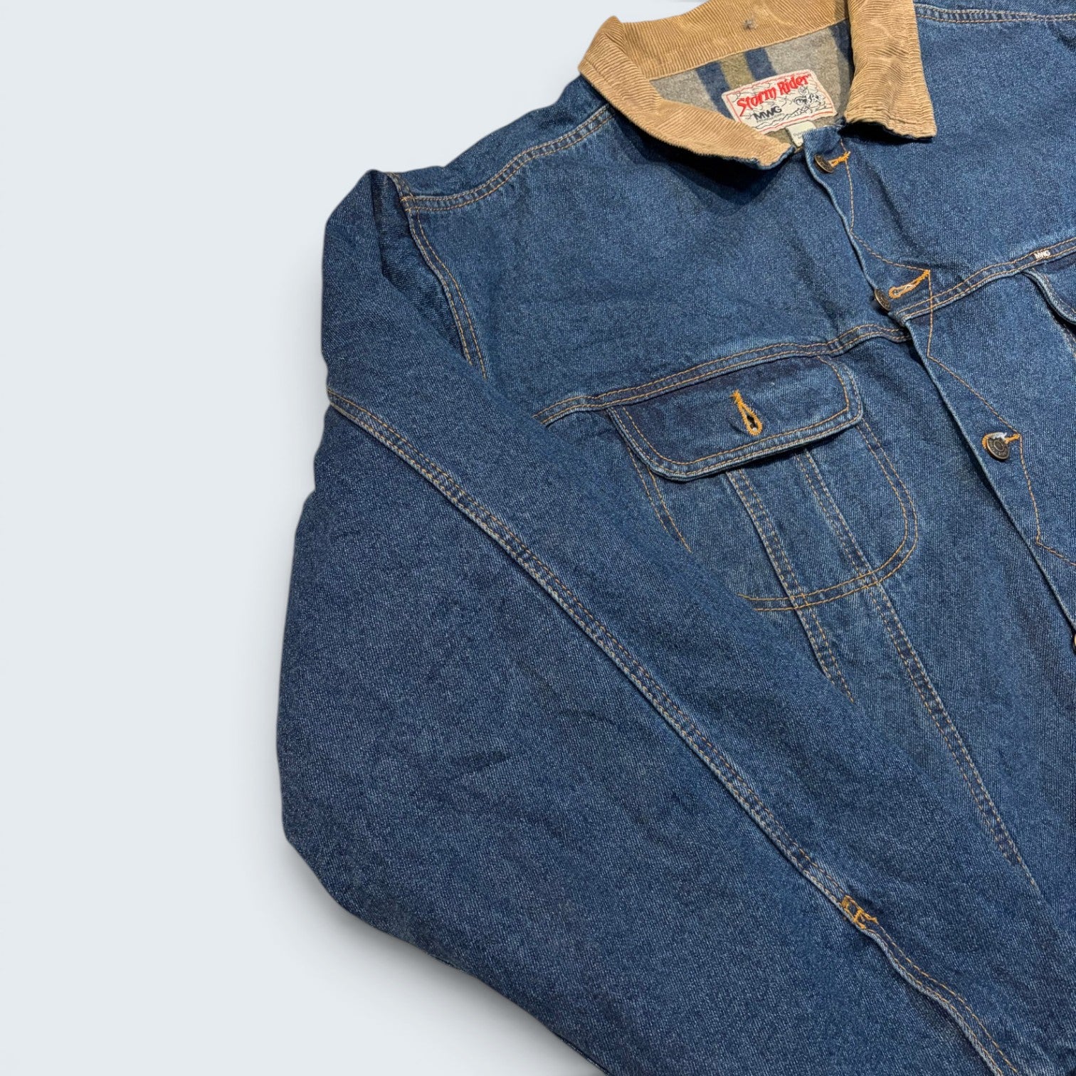 Storm Rider MWG Blanket-Lined Denim Jacket — 3XL