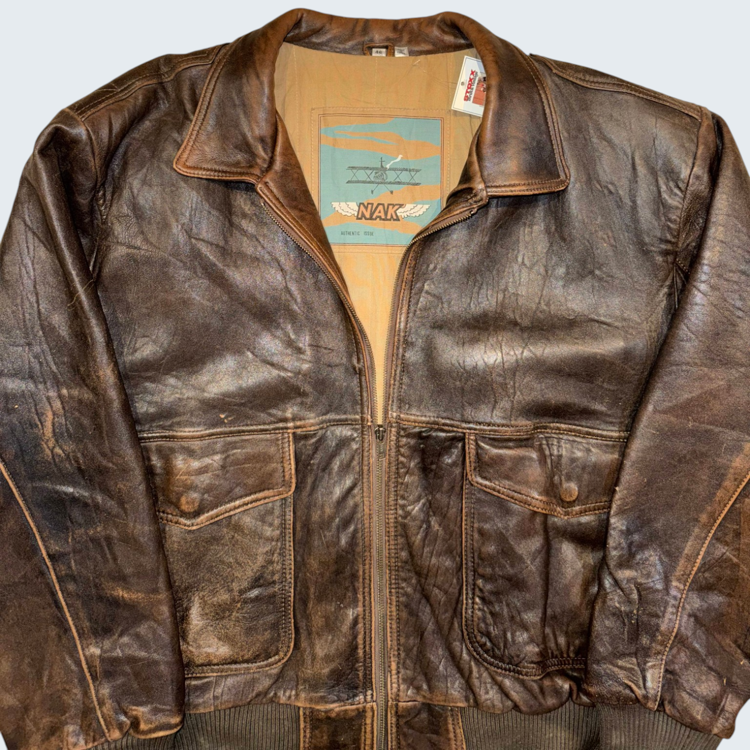 Nak Brown Leather Jacket