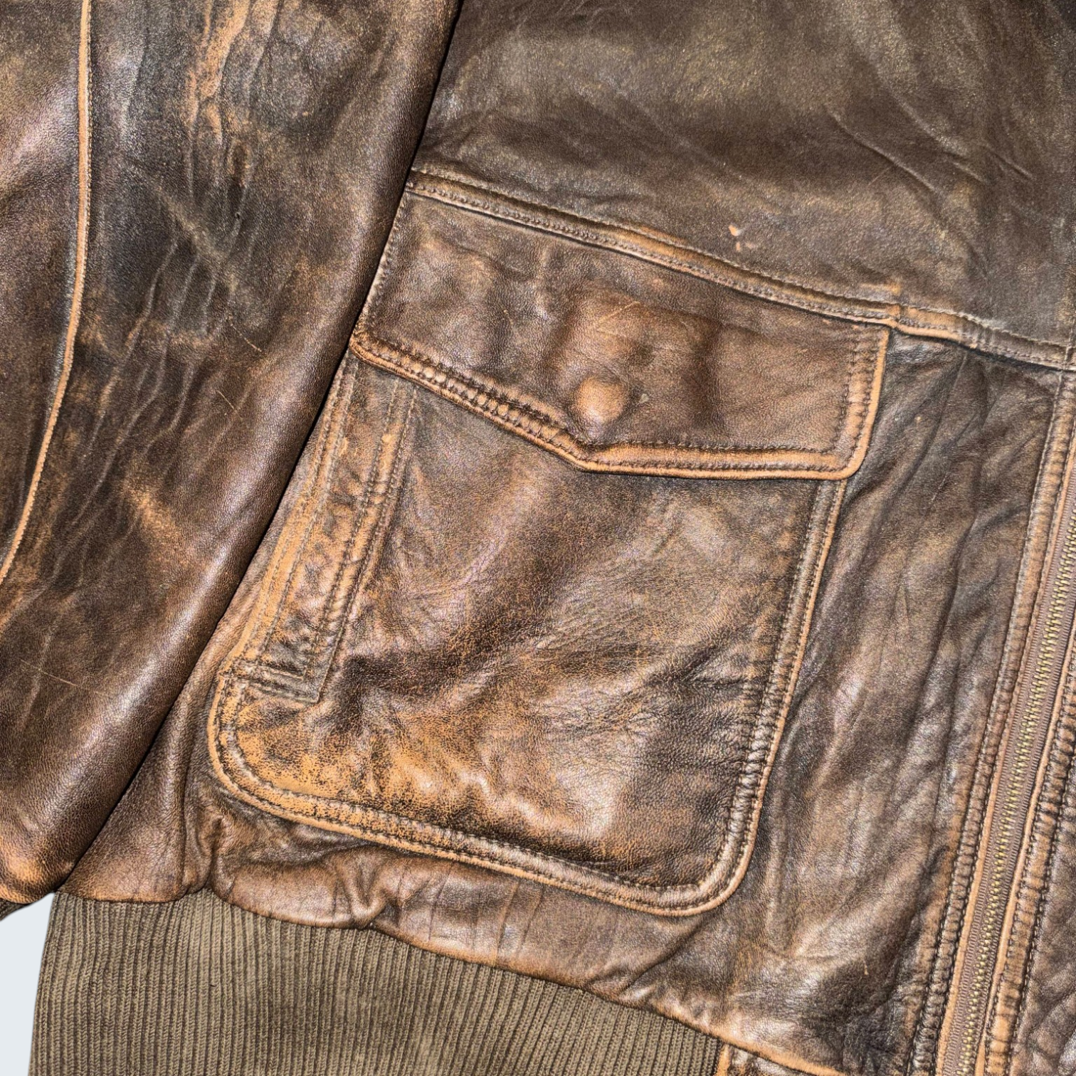 Nak Brown Leather Jacket