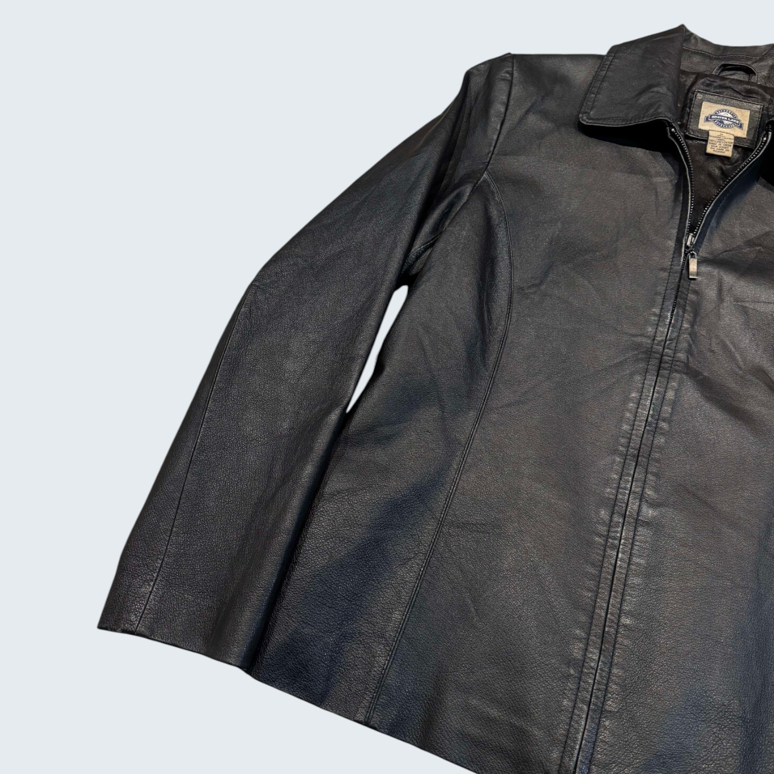 Shaver Lake M Black Leather Jacket