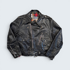 British Cycle Black Leather Jacket