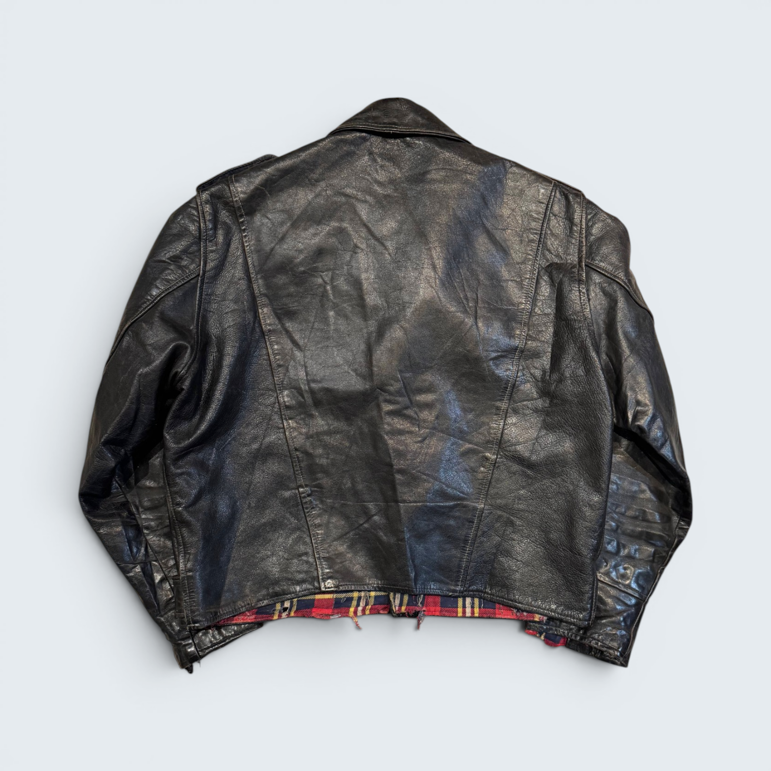 British Cycle Black Leather Jacket