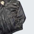 J.T. Beckett XL Black Leather Jacket