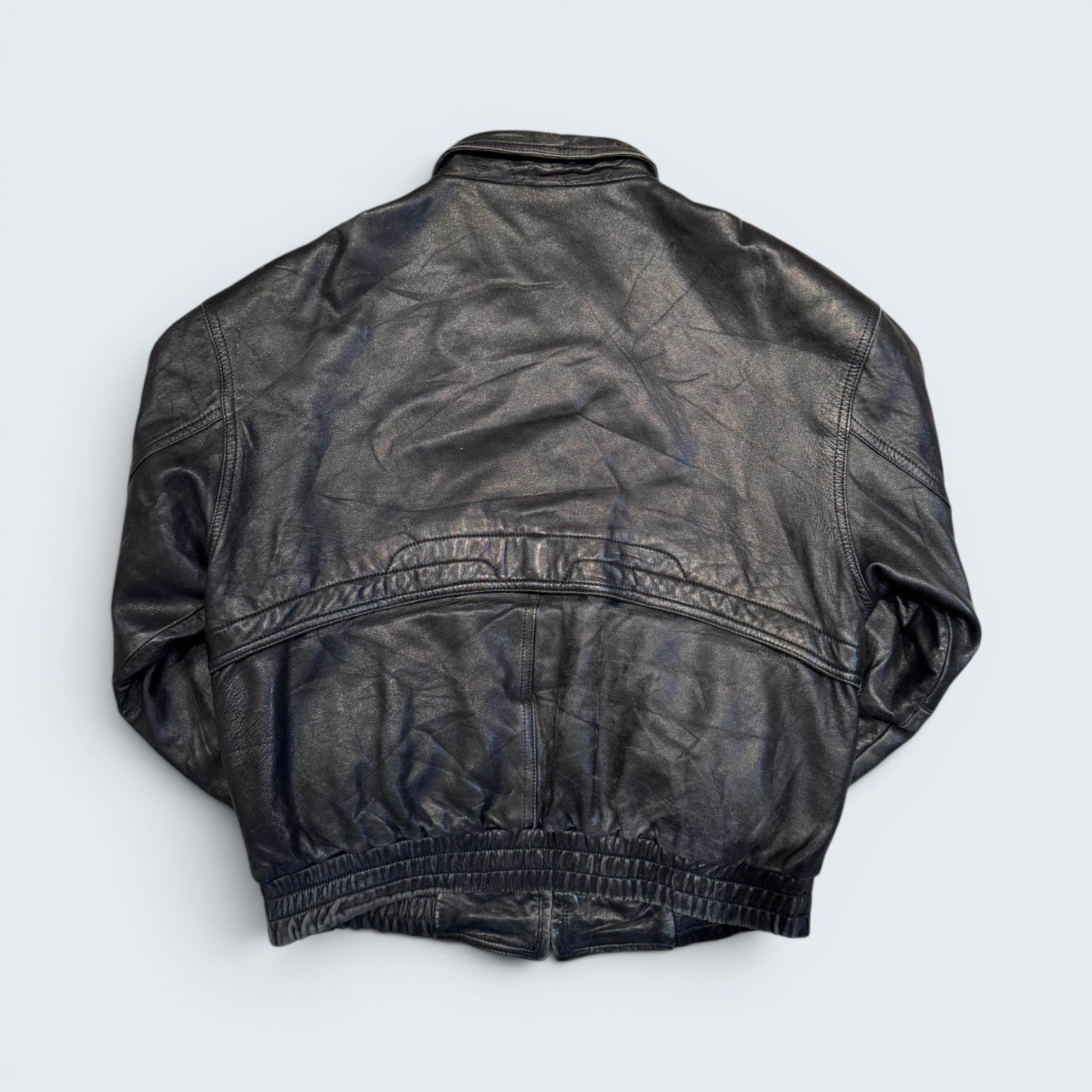 J.T. Beckett XL Black Leather Jacket