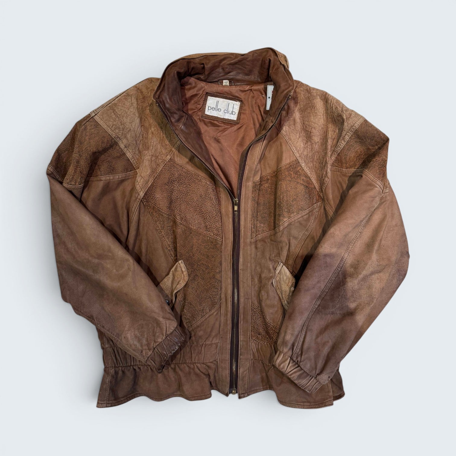 Pelle Club Large Brown Leather Jacket