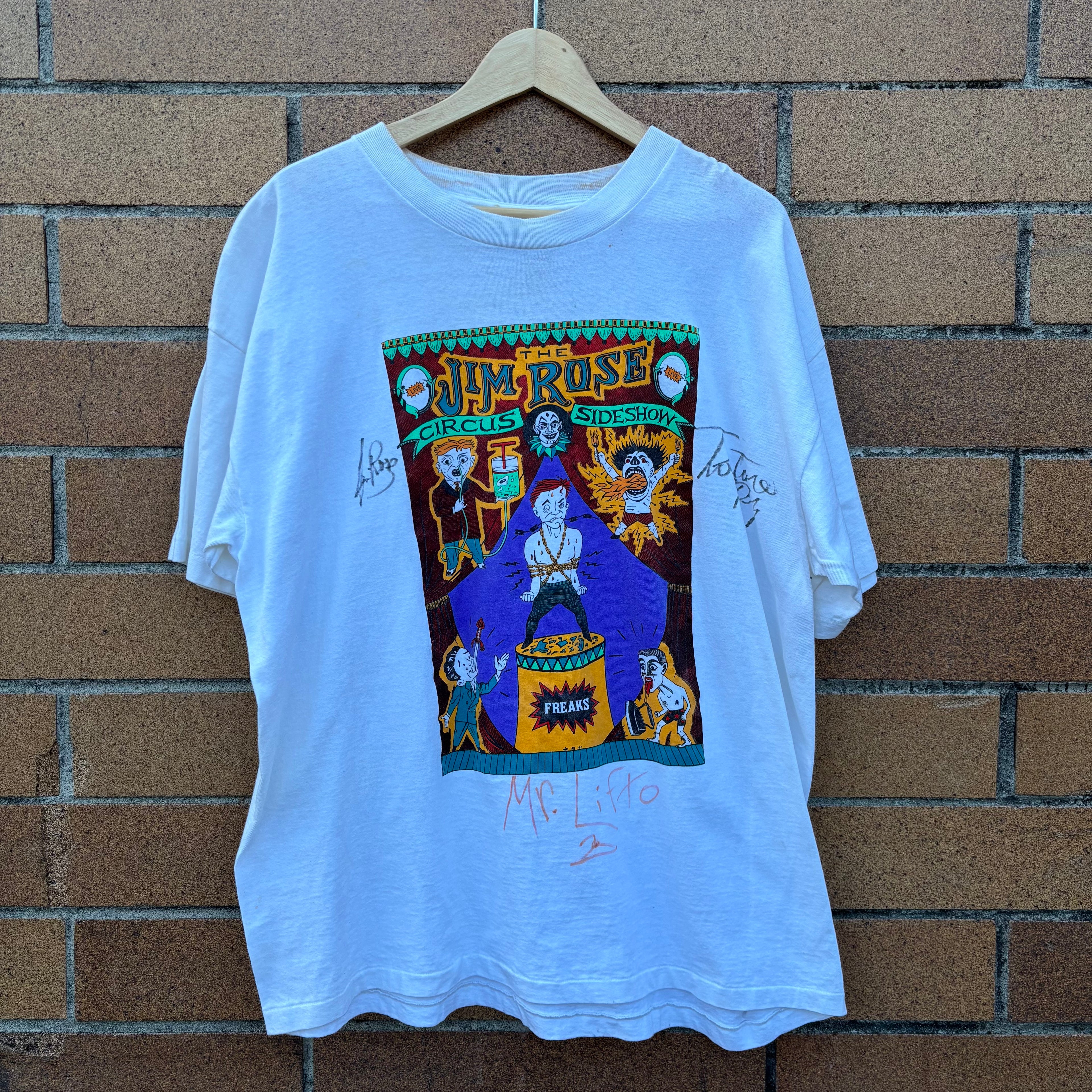 The Jim Rose Circus Signed Tee
