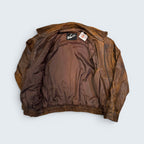 Winlit XL Brown Leather Jacket
