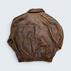 Winlit XL Brown Leather Jacket