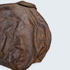 Winlit XL Brown Leather Jacket