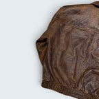 Winlit XL Brown Leather Jacket