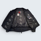 Shift XL Black Biker Leather Jacket