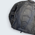 Shift XL Black Biker Leather Jacket