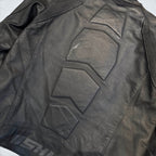 Shift XL Black Biker Leather Jacket