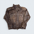 Untitled M Brown Leather Jacket