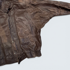 Untitled M Brown Leather Jacket