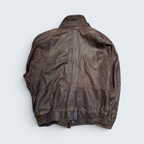 Untitled M Brown Leather Jacket