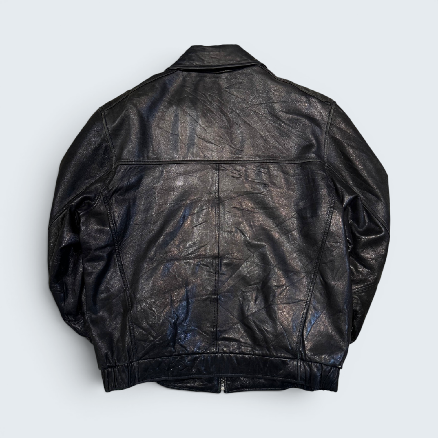 Dockers L Black Leather Jacket