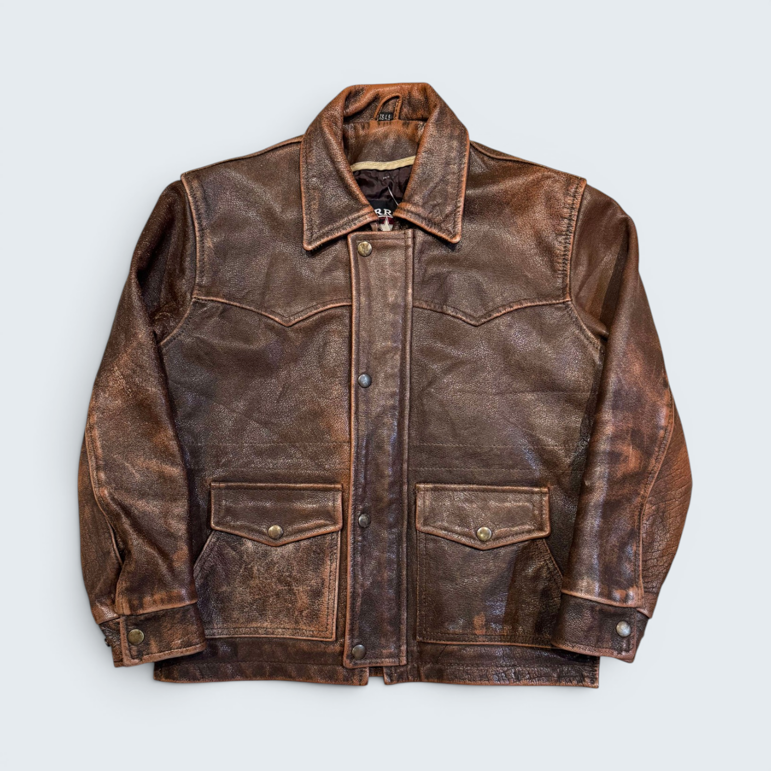 Carroll Original Wear XS Brown Leather Jacket