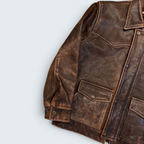 Carroll Original Wear XS Brown Leather Jacket