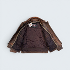 Carroll Original Wear XS Brown Leather Jacket