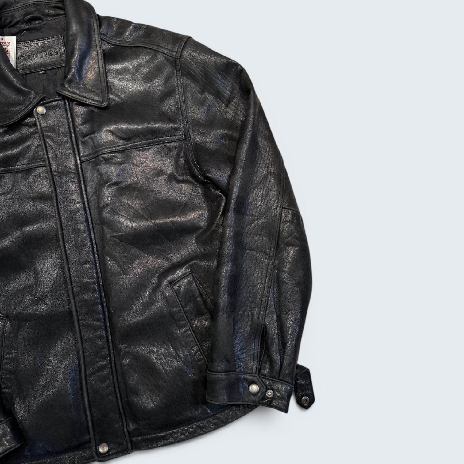 Mantles M Black Leather Jacket