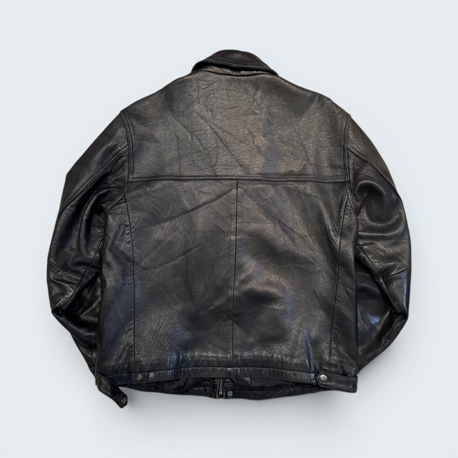Mantles M Black Leather Jacket
