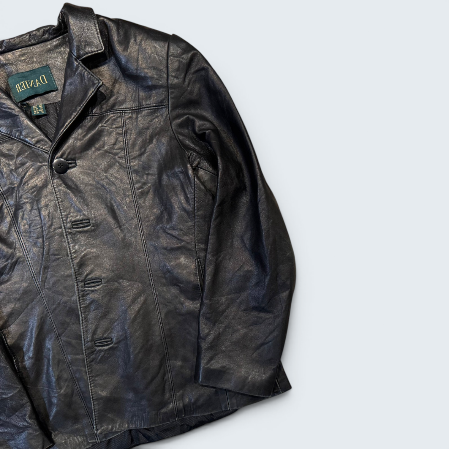 Danier M Black Leather Jacket
