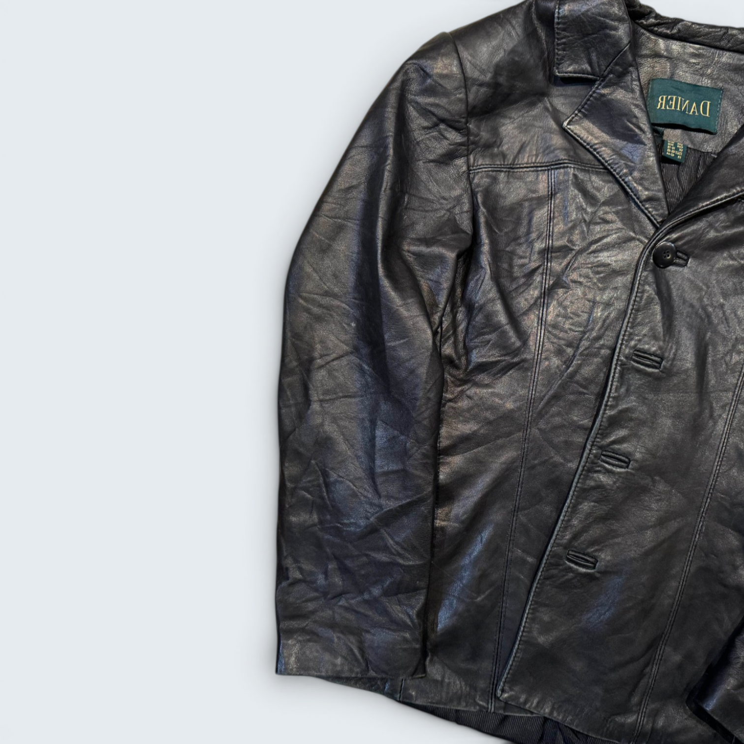 Danier M Black Leather Jacket