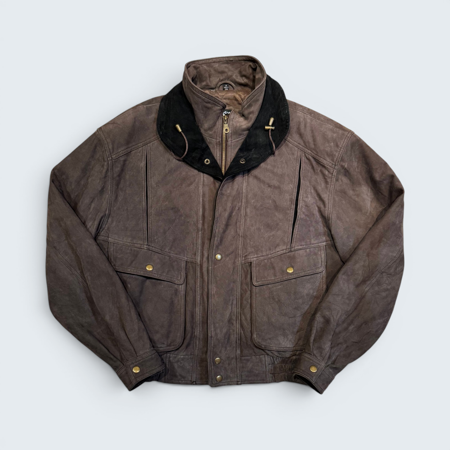 Montanaco M Brown Leather Jacket