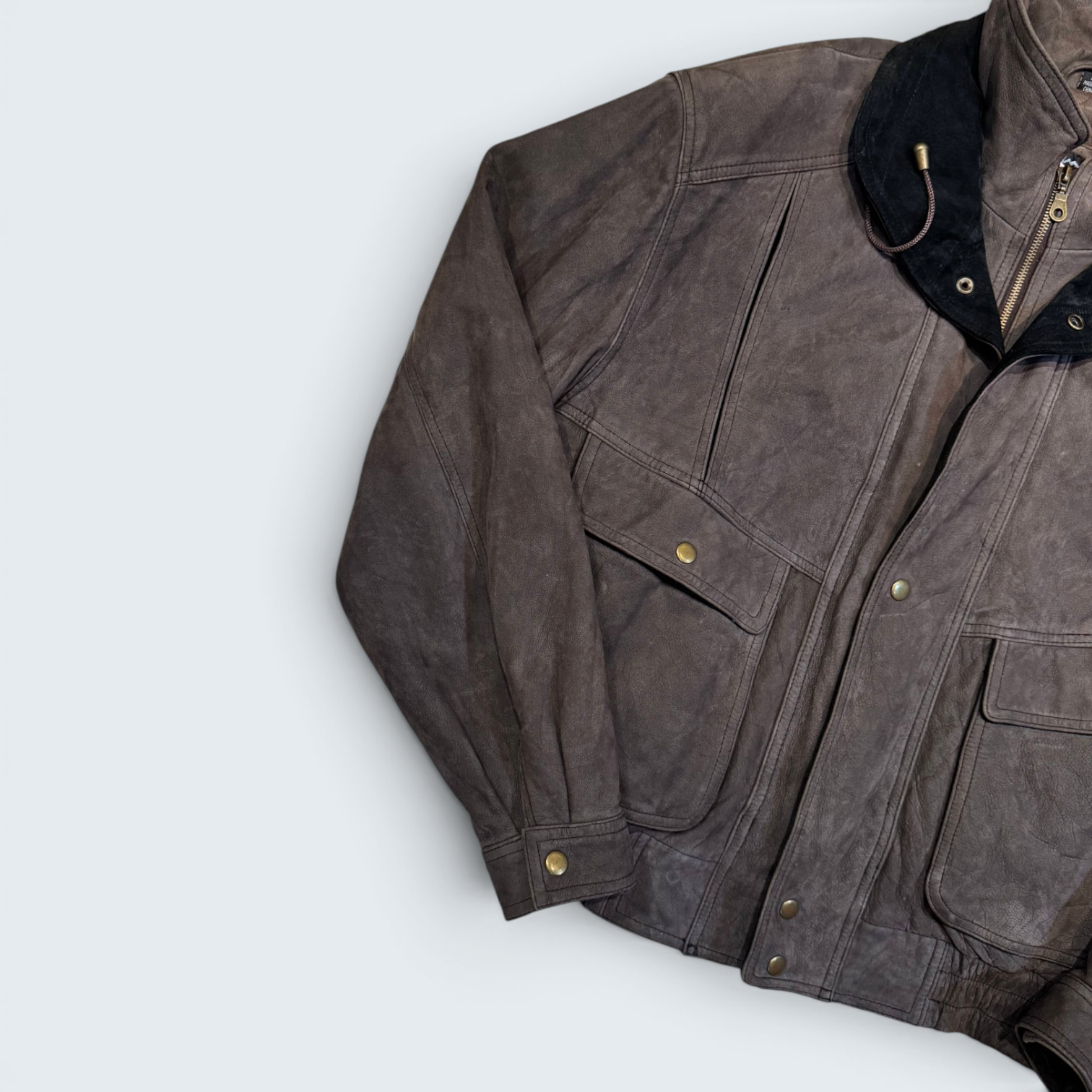 Montanaco M Brown Leather Jacket