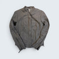 Free People 8 Grey Leather Jacket