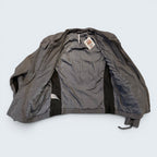 Free People 8 Grey Leather Jacket