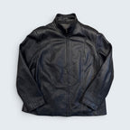 George Plus 1X Black Leather Jacket