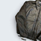 Avirex - Green USA Varsity Leather Jacket - 2XL