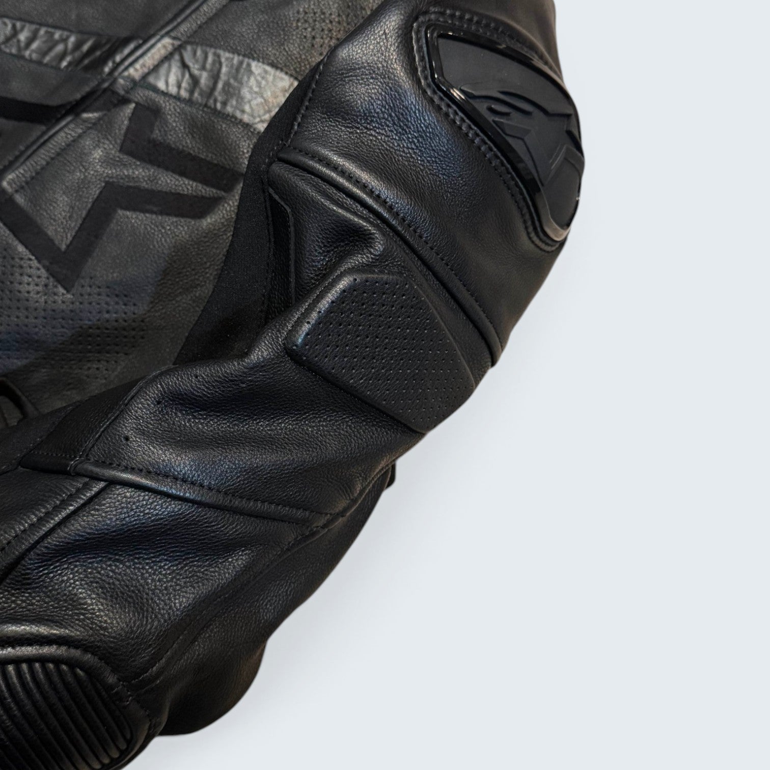 Alpinestars - Black Leather Moto Jacket - US 48